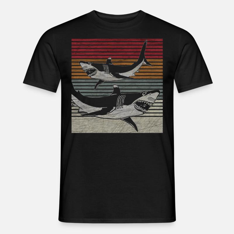 Hai - Männer T-Shirt - Schwarz