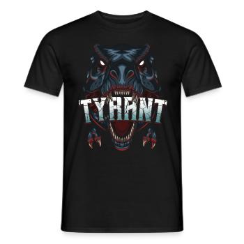 Tyrannosaurus Rex - Men's T-Shirt - black - Front - AI Model Male 178 light (178cm)