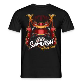 samouraï - T-shirt homme - noir - Devant - AI Model Male 178 light (178cm)