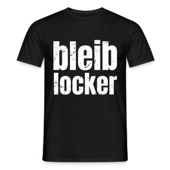 Stay relaxed relax cool saying gift - Men's T-Shirt - black - Front - AI Model Male 178 light (178cm)