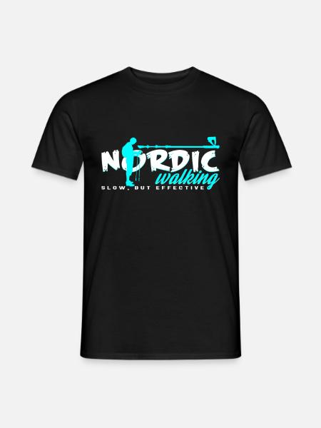 Marche nordique - T-shirt homme - noir