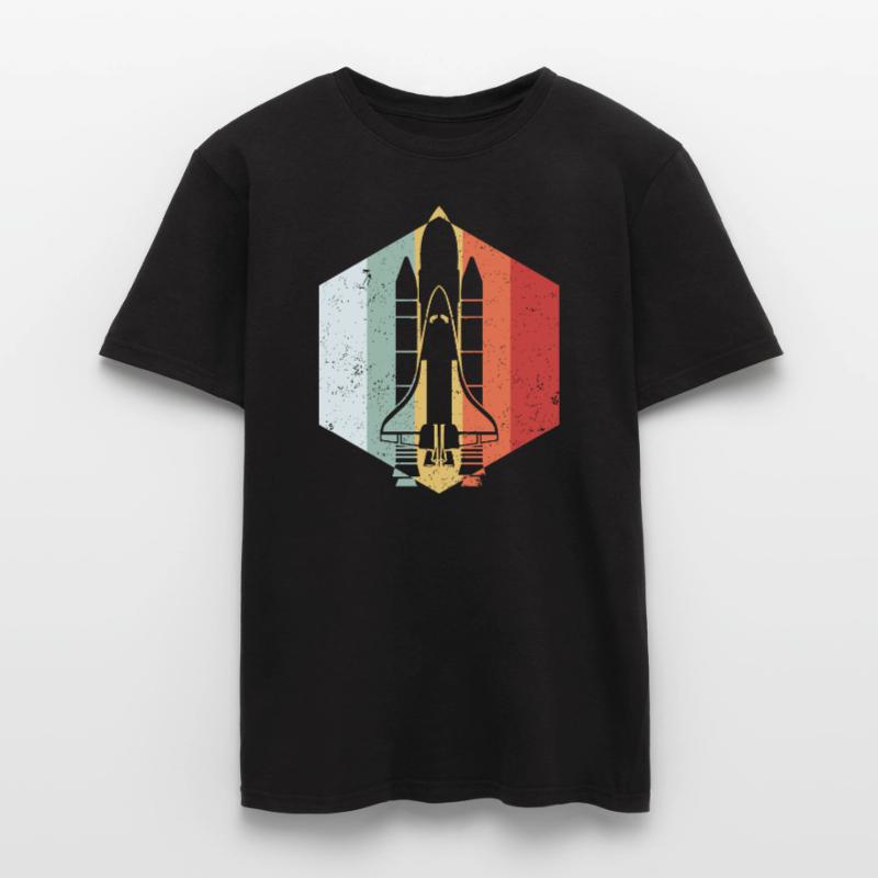Navette spatiale Spatiale Astronaut Raumfahrt T-shirt homme