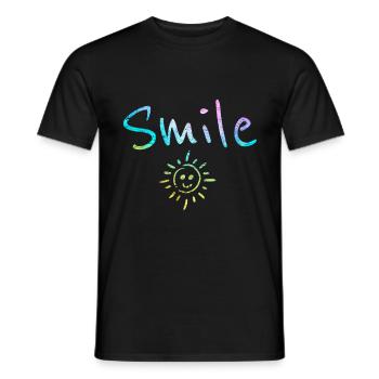 Festival Sun Laughter Fun Summer Dancing Gift - Men's T-Shirt - black - Front - AI Model Male 178 light (178cm)