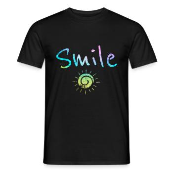 Festival Sun Laughter Fun Summer Dancing Gift - Men's T-Shirt - black - Front - AI Model Male 178 light (178cm)