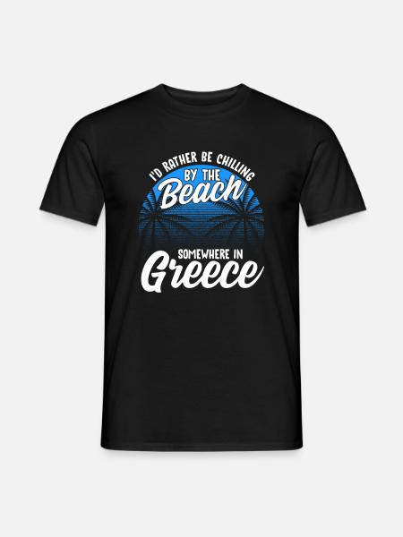 Greece - Men's T-Shirt - black