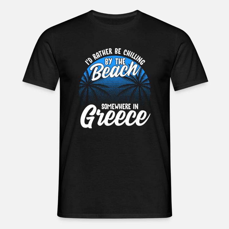 Greece - Men's T-Shirt - black
