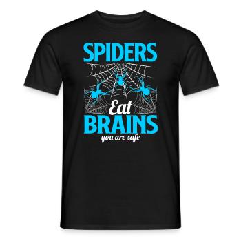 Araign? e - T-shirt homme - noir - Devant - AI Model Male 178 light (178cm)