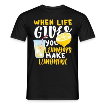 citron - T-shirt homme - noir - Devant - AI Model Male 178 light (178cm)