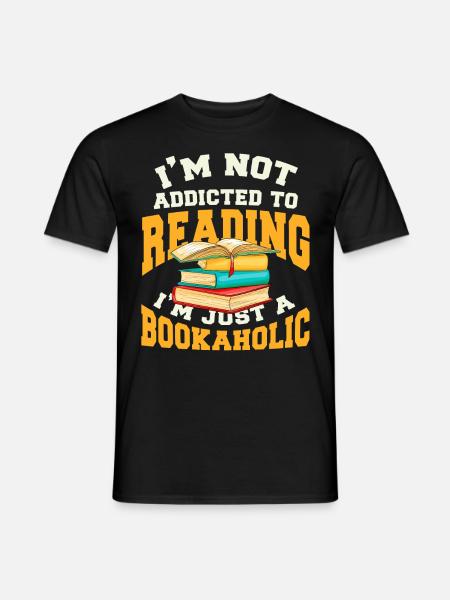 Book - Men's T-Shirt - black