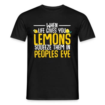 citron - T-shirt homme - noir - Devant - AI Model Male 178 light (178cm)