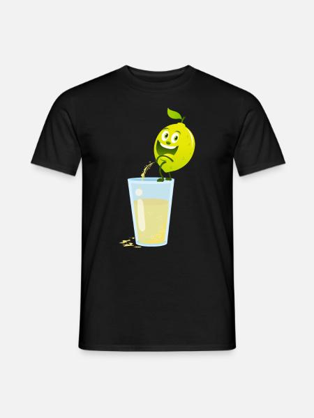 citron - T-shirt homme - noir