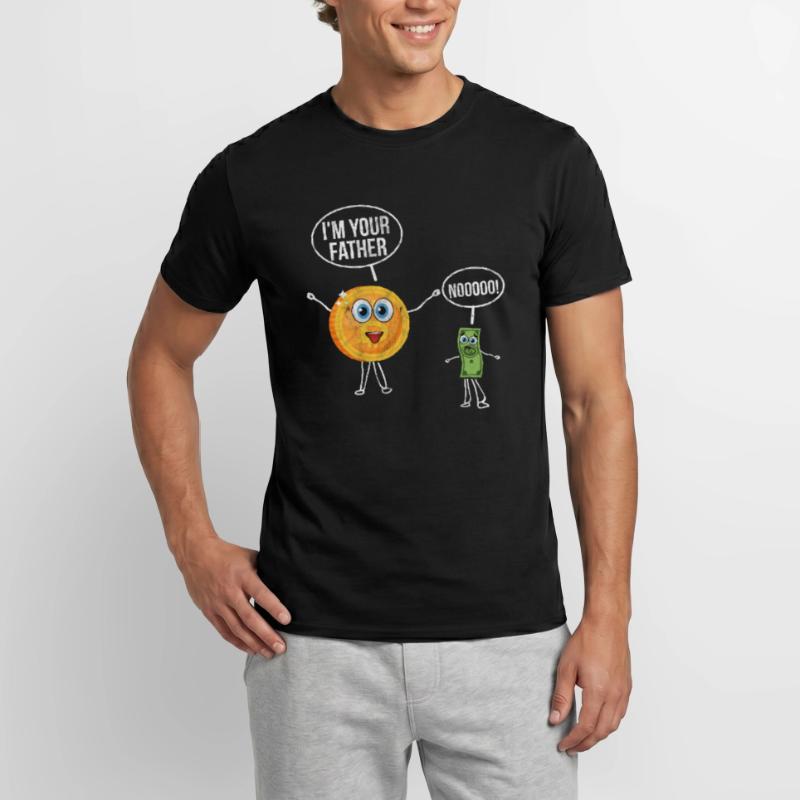 Bitcoin Blockchain Devise Litecoin Crypto Exchange T-shirt homme