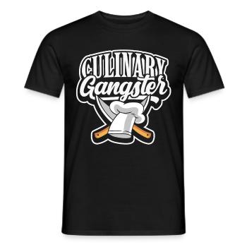 Koch Chefkoch Gourmet Kochmütze Großküche Cuisine - Männer T-Shirt - Schwarz - Vorne - AI Model Male 178 light (178cm)