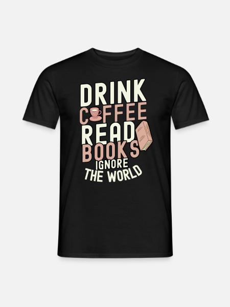 book - Men's T-Shirt - black
