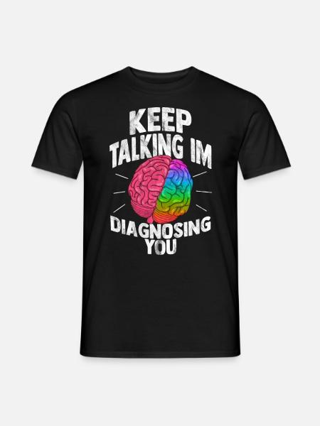 psychologist - Men's T-Shirt - black