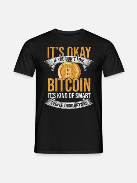 Bitcoin Blockchain Currency Litecoin Crypto Exchange - Men's T-Shirt - black