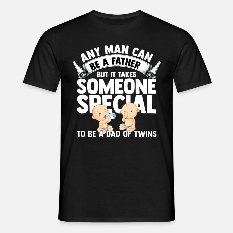 Zwillinge - Männer T-Shirt - Schwarz