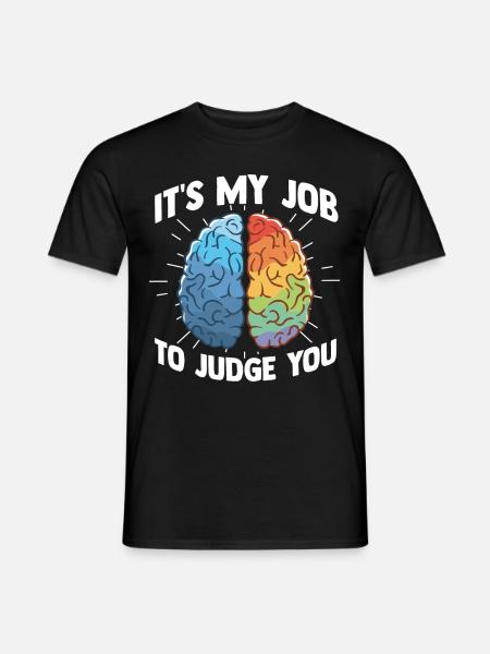 Psychologe - Männer T-Shirt - Schwarz