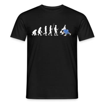 Judo Martial Arts Martial Arts Judoka - Men's T-Shirt - black - Front - AI Model Male 178 light (178cm)