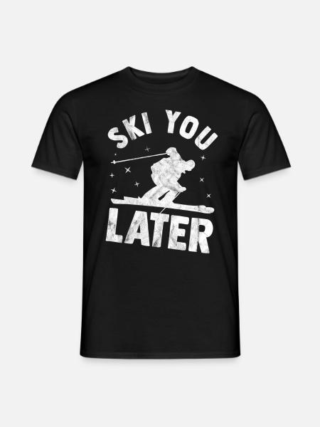 ski - Men's T-Shirt - black