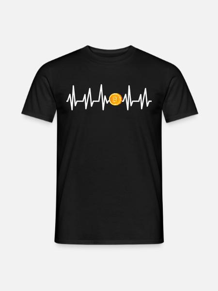 bitcoin - Men's T-Shirt - black