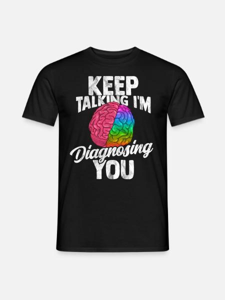 Psychologie Docteur Anthropologie Freud Thérapeute - T-shirt homme - noir