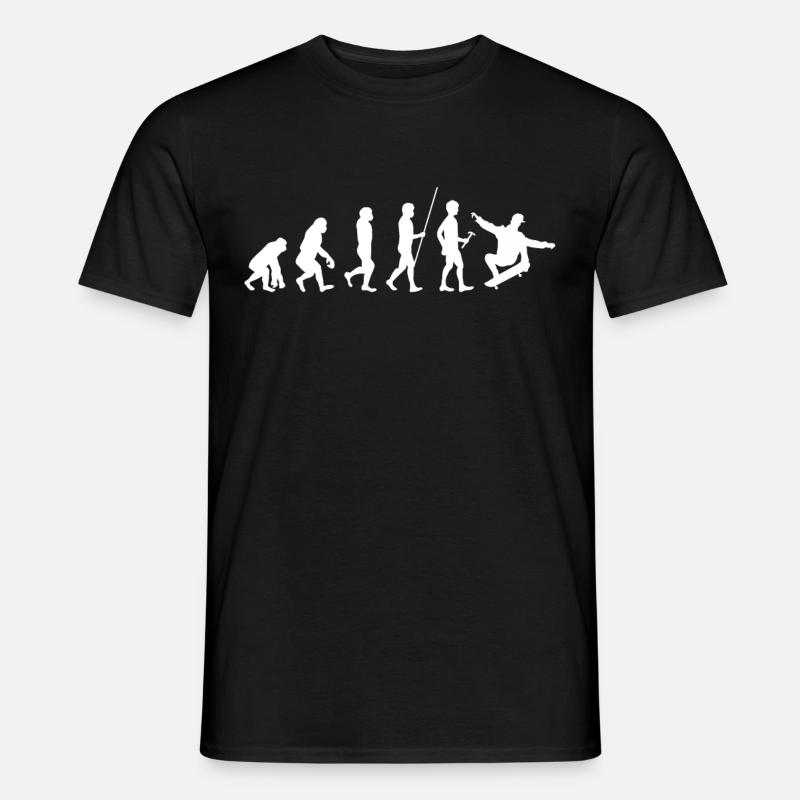 planche à roulette - T-shirt homme - noir