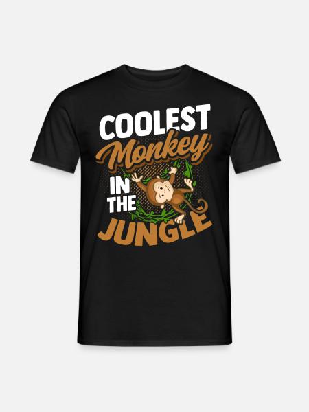 Singe - T-shirt homme - noir