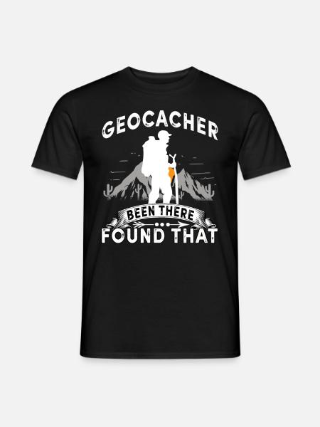 géocache - T-shirt homme - noir
