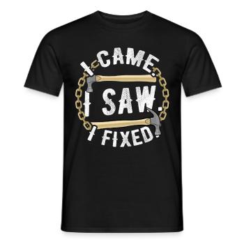Carpenter Carpenter Repairing Carpenter - Men's T-Shirt - black - Front - AI Model Male 178 light (178cm)