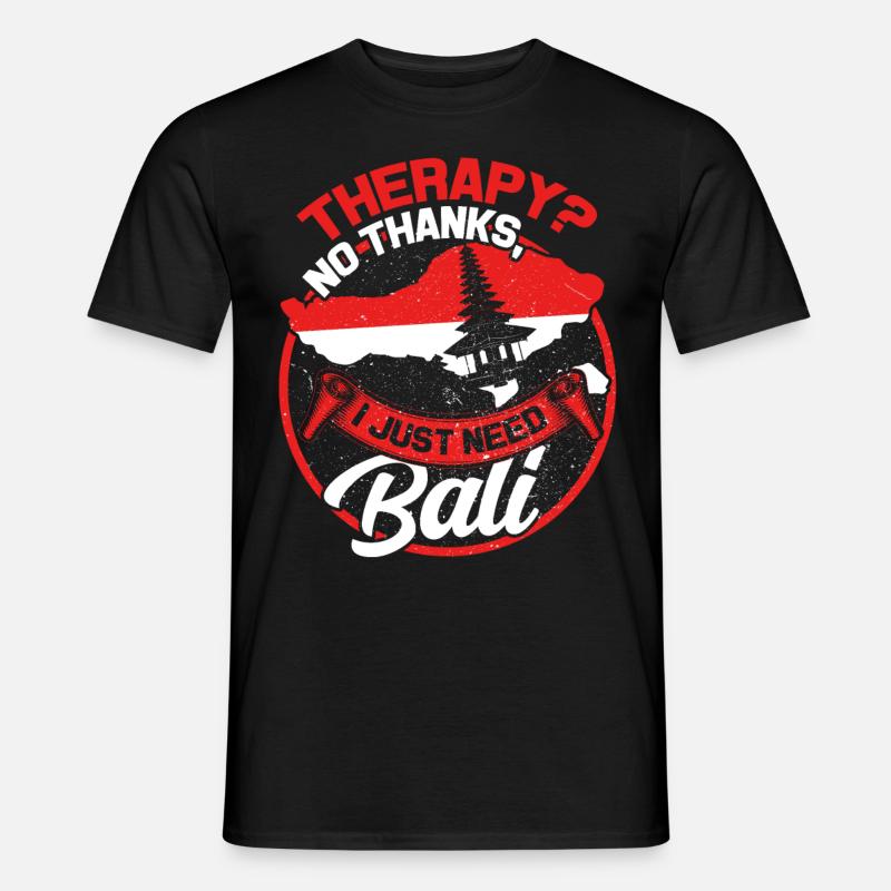 Bali - Männer T-Shirt - Schwarz