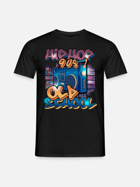 hip hop - Men's T-Shirt - black