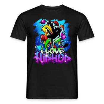 Hip Hop Streetdance Breakdance Freestyle Geschenk - Männer T-Shirt - Schwarz - Vorne - AI Model Male 178 light (178cm)