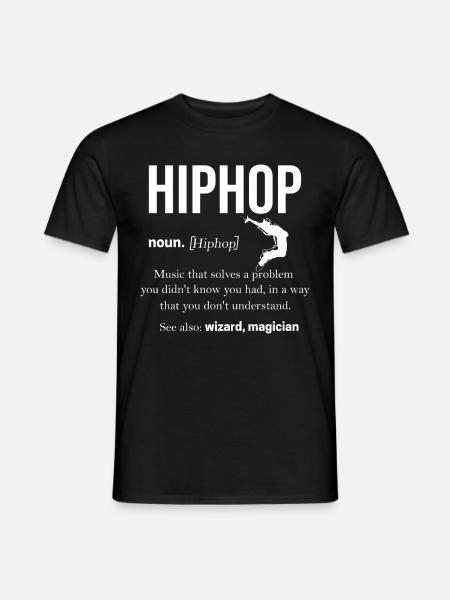 Hip Hop - Men's T-Shirt - black