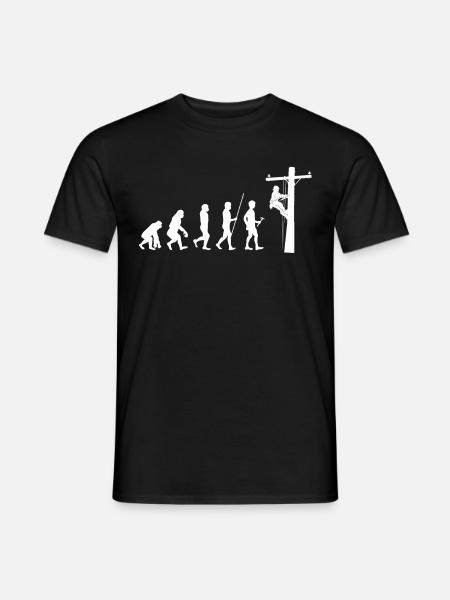 Elektriker Strom Handwerker Geschenk Volt Watt - Männer T-Shirt - Schwarz