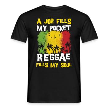 Rastafari - T-shirt homme - noir - Devant - AI Model Male 178 light (178cm)