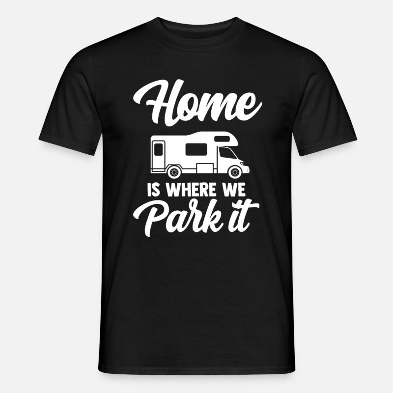 Camper - Männer T-Shirt - Schwarz