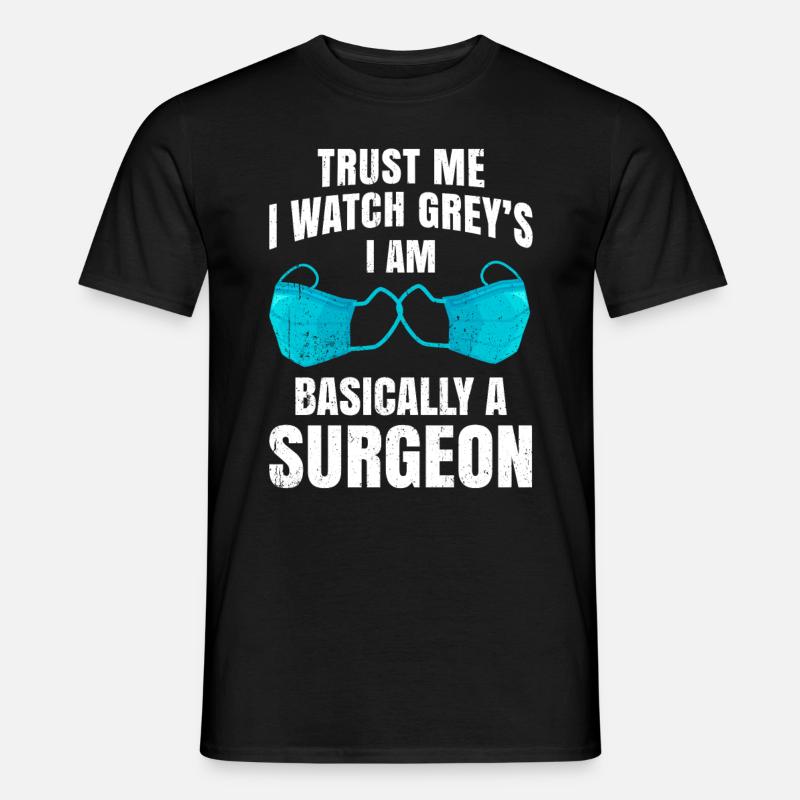 Chirurg Arzt Doktor - Männer T-Shirt - Schwarz