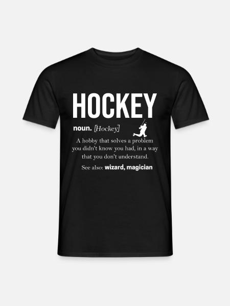 hockey - Men's T-Shirt - black