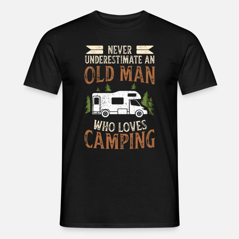 Camper - Männer T-Shirt - Schwarz