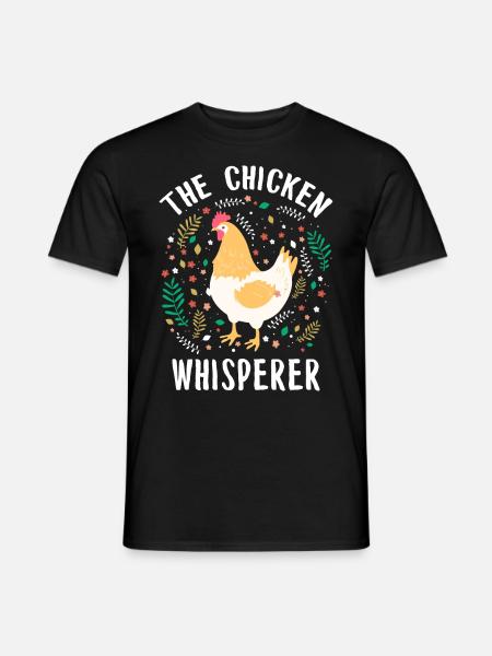 chicken - Men's T-Shirt - black