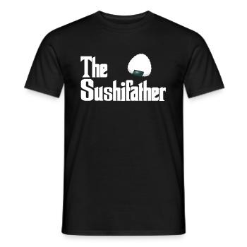 Sushi - Männer T-Shirt - Schwarz - Vorne - AI Model Male 178 light (178cm)