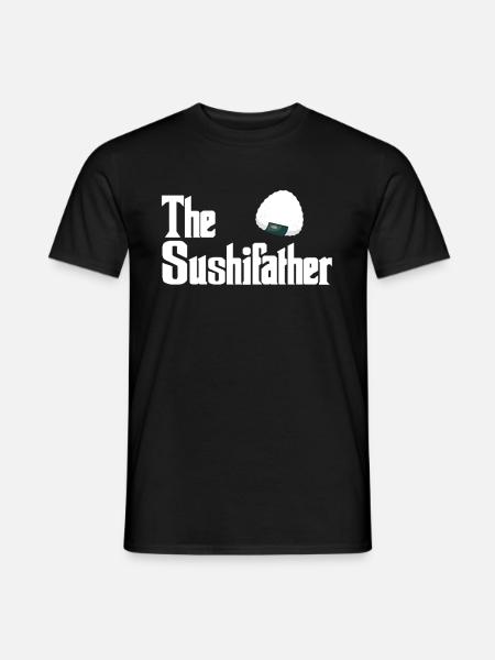 Sushi - T-shirt homme - noir