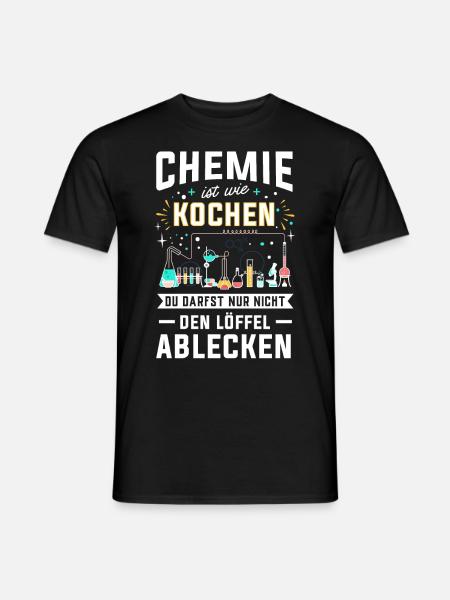 Chemie - Männer T-Shirt - Schwarz