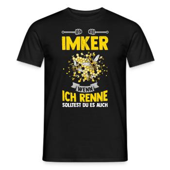 Imker - Männer T-Shirt - Schwarz - Vorne - AI Model Male 178 light (178cm)