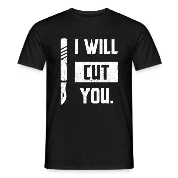 Surgeon Sayings Gift Medicine Doctor Doc Doctor - Men's T-Shirt - black - Front - AI Model Male 178 light (178cm)