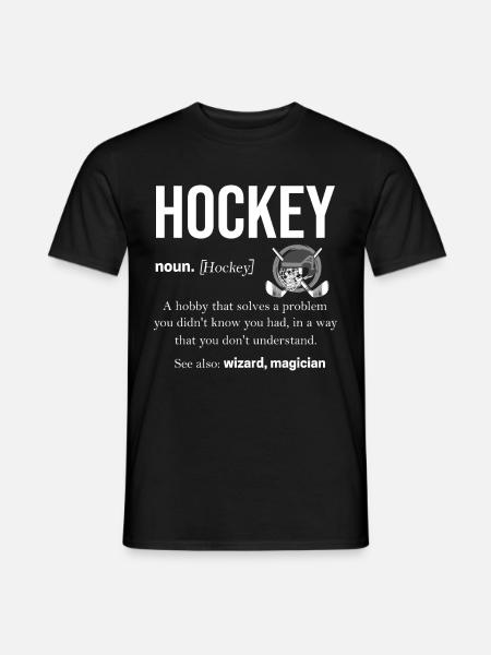 hockey - Men's T-Shirt - black
