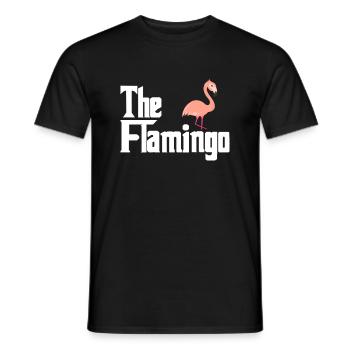 Flamingo Pink Bird Pink Gift Flamenco Party - Men's T-Shirt - black - Front - AI Model Male 178 light (178cm)