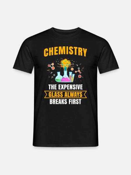 chemistry - Men's T-Shirt - black