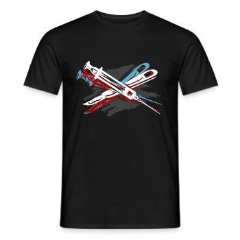 Surgeon Gift Medicine Doctor Doc Doctor Sayings - Men's T-Shirt - black - Front - AI Model Male 178 light (178cm)